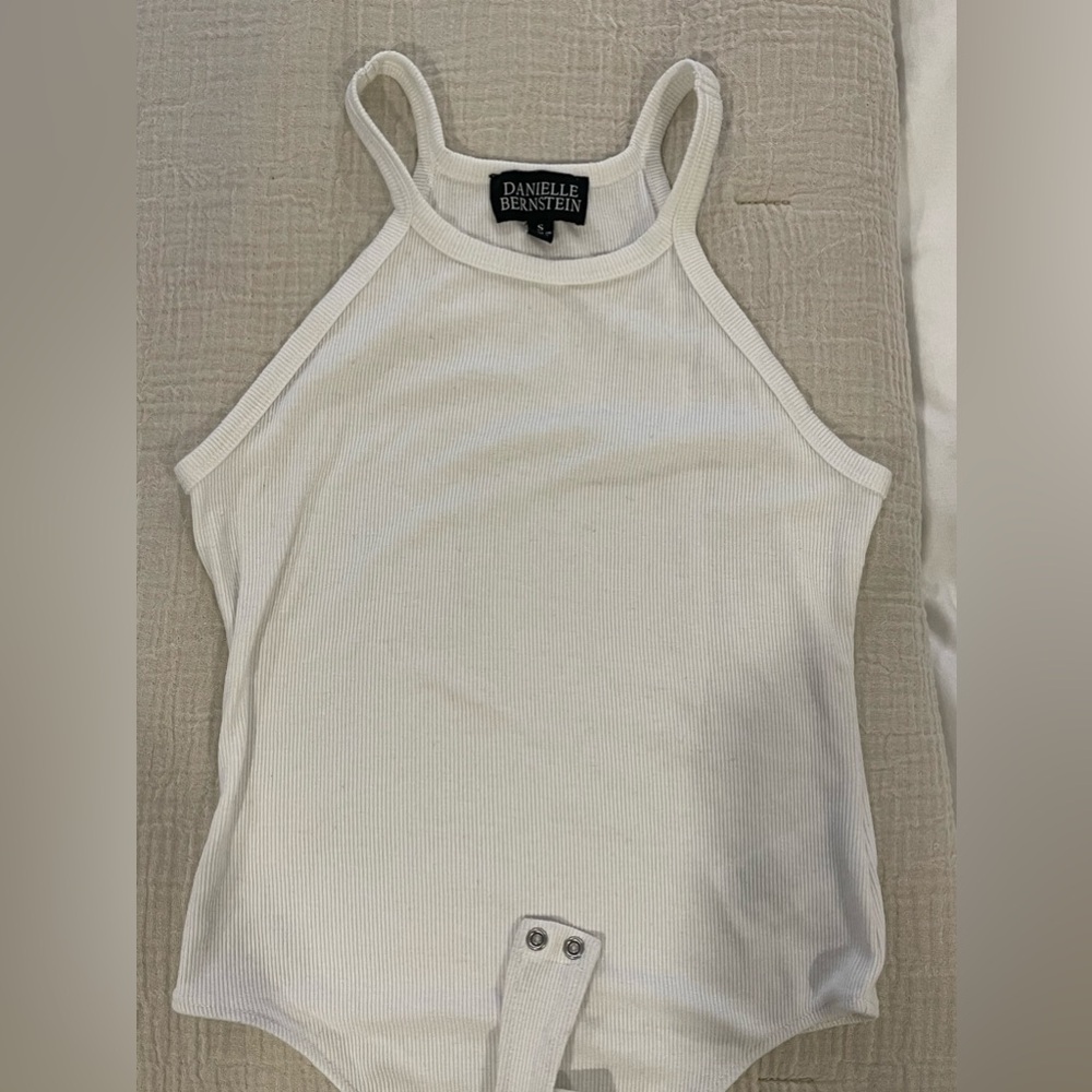 Danielle Bernstein White Bodysuit